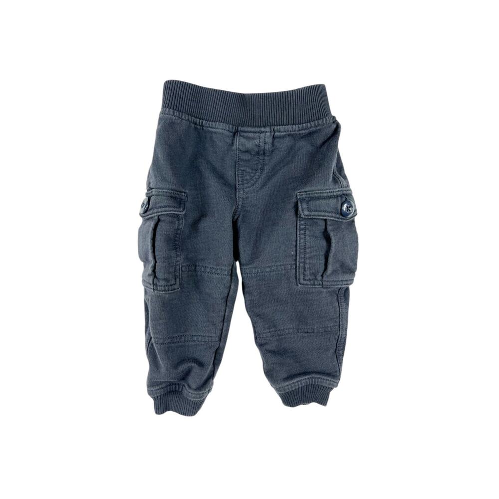 Tea Collection Ready To Roll Cargo Jogger Pants Navy Blue 3-6 Months